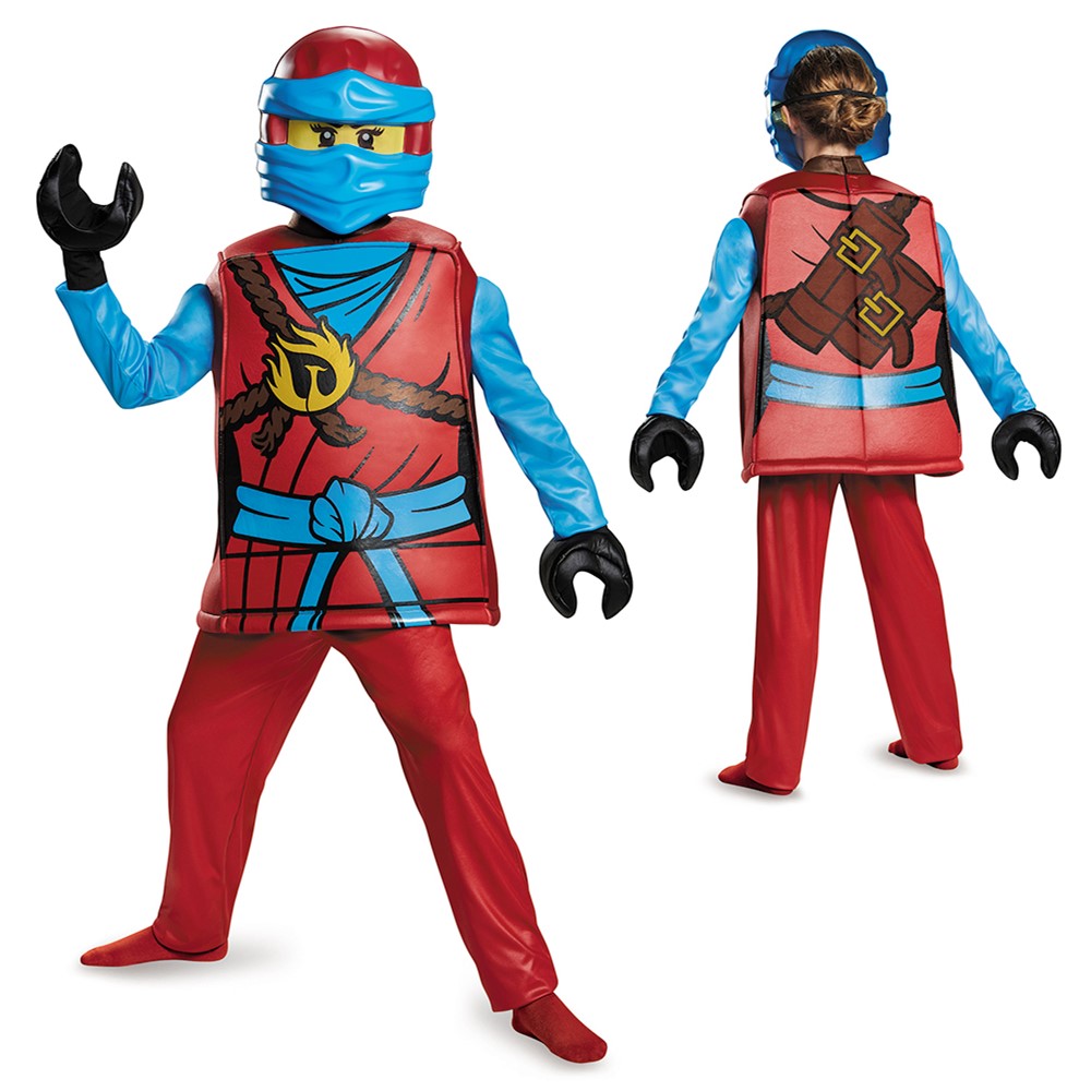 Girls Deluxe Lego Ninjago Blue Ninja Water Warrior Nya Costume