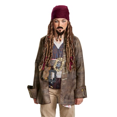 child jack sparrow goatee & mustache accessory