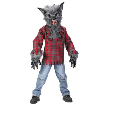 Kids Werewolf Costume - Grey - Boys Halloween Costumes