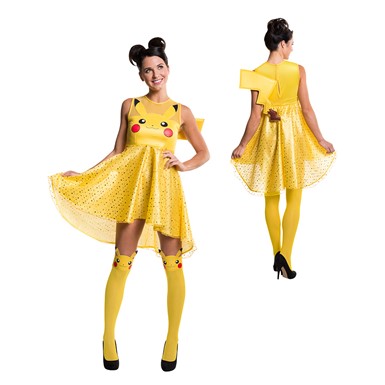 Womens Pokemon Pikachu Costume Womens Sexy Pokemon Costume