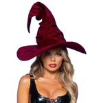 Adult Burgundy Witch Hat Costume Accessory