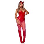 Adult Glitter Devil Costume Kit