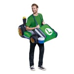 Adult Luigi Mario Kart Inflatable Halloween Costume Size Standard