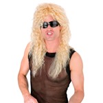 Blond Rock Star Wig for Mens Halloween Costume