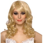 Blonde Singing Star Halloween Costume Wig
