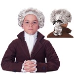 Boys Colonial Peruke Halloween Wig