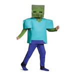 Boys Minecraft Zombie Deluxe Halloween Costume