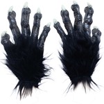 Deluxe Black Wolf Claws Costume Accessory