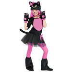 Girls Miss Kitty Halloween Costume