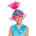 Girls Poppy Trolls 2 World Tour Child Costume Wig