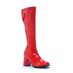 Go Go Womens Red Knee High Boots