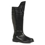 Mens Black Superhero 1.5" Heel Costume Boots