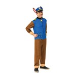 Mens Paw Patrol Chase Jumpsuit Adult Halloween Costume
