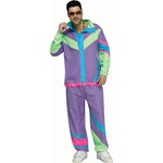 Mens Rockin' 80's Adult Track Suit Costume