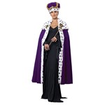 Purple Royal Cape and Crown Set Costume Kit