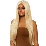 Reality TV Star 33" Center Part Blonde Wig Accessory