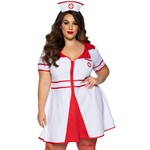 Sexy Plus Size Hospital Honey Nurse Halloween Costume