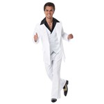 White Disco Suit Night Fever Adult Mens 70's Costume