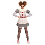 Womens Creepy Clown Pennywise It Costume