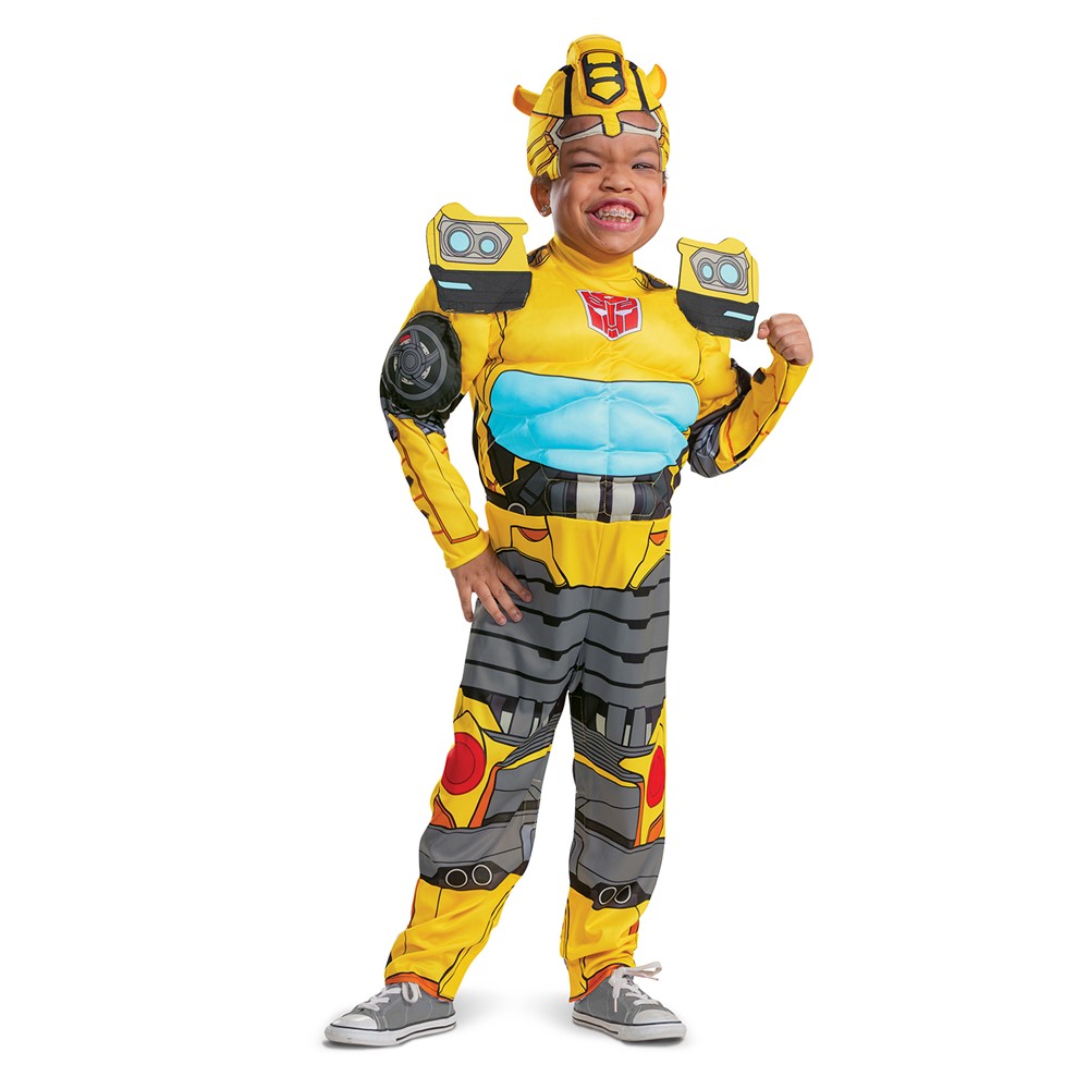 Bumblebee Transformers Toddler Muscle Costume