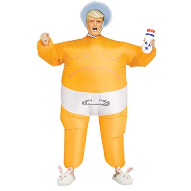 Adult Baby Prez Inflatable Trump Costume