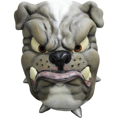 Adult Cartoon Bulldog Halloween Animal Mask