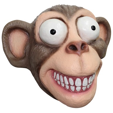 Adult Cartoon Chimp Halloween Animal Mask