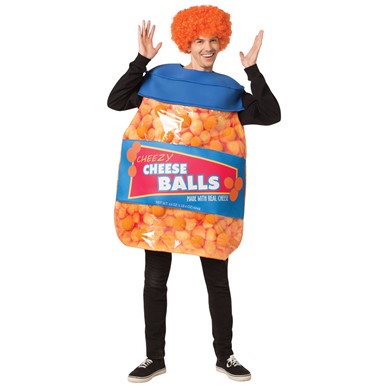 Adult Cheese Balls Snack Food Costume