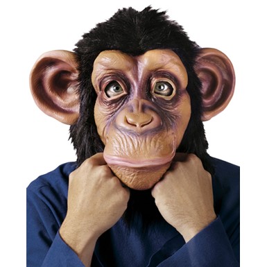 Adult Chimp Jungle Animal Halloween Mask