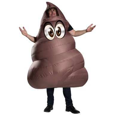 Adult Inflatable Poop Emoji Costume size Standard
