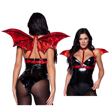Adult Iridescent Devil Halloween Wings