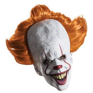 Adult IT Pennywise Deluxe Clown Overhead Latex Mask