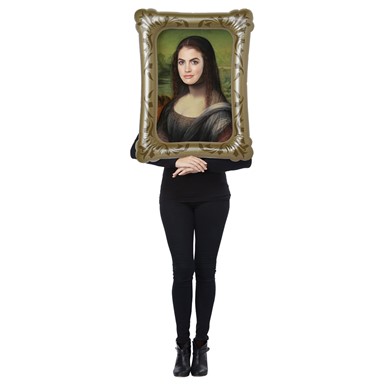 Adult Mona Lisa Art Portrait Costume Kit