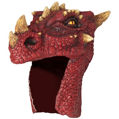 Adult Red Dragon Halloween Helmet