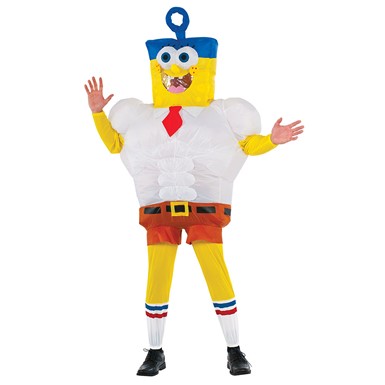Adult Spongebob Inflatable Invincibubble Sz Standard Costume