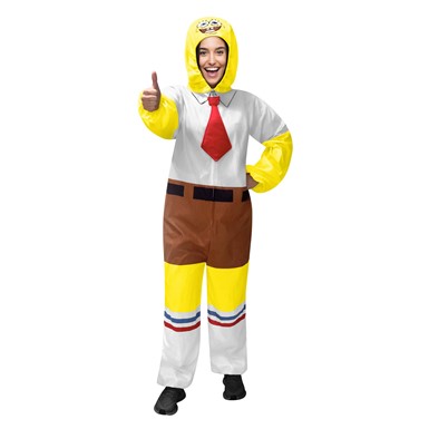Adult SpongeBob SquarePants Comfy Wear Jumpsuit Costume