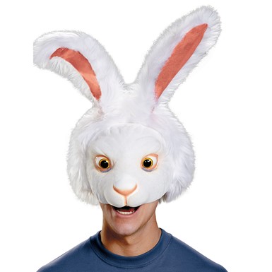 Adult White Rabbit Costume Headpiece