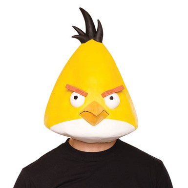 Angry Birds Yellow Bird Mask Halloween Accessory