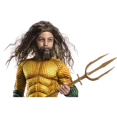 Aquaman Child Wig & Beard Costume Accessory