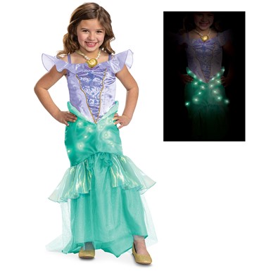 Ariel Mermaid Light & Sound Child Disney Costume