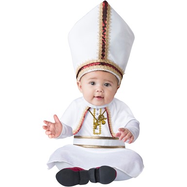 Baby Pint Sized Pope Religious Costume