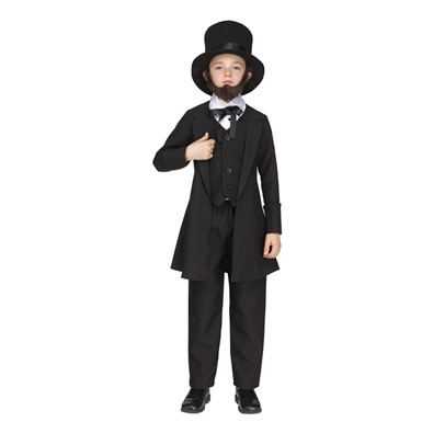Boys Abe Lincoln American President Costume