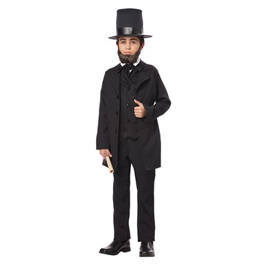 Boys Abraham Lincoln Halloween Costume