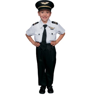Boys Airline Pilot Fun Halloween Costume