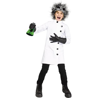 Boys Crazed Scientist Child Halloween Costume