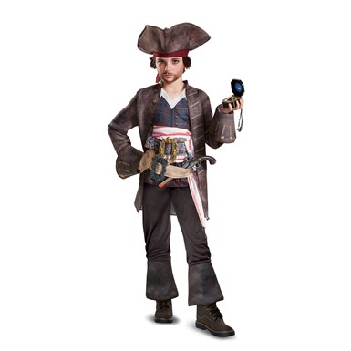 Boys Deluxe Captain Jack Pirate Halloween Costume