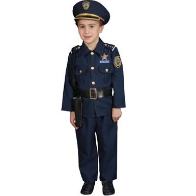 Boys Deluxe Police Officer Set Halloween Costume