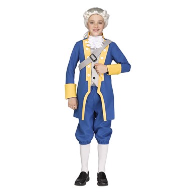 Boys George Washington American Costume
