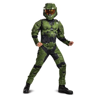 Boys Halo Master Chief Infinite Muscle Halloween Costume