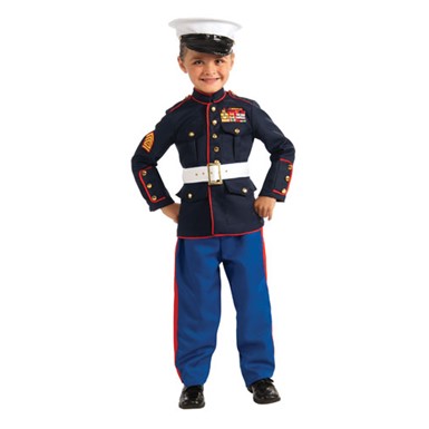 Boys Marines Dress Blues Halloween Costume